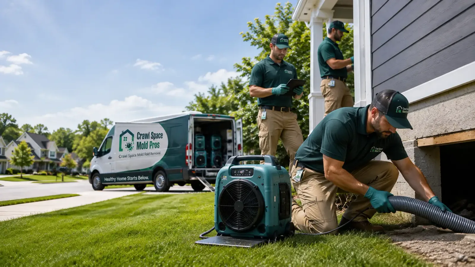 Crawl Space Mold Removal in Monona, IA